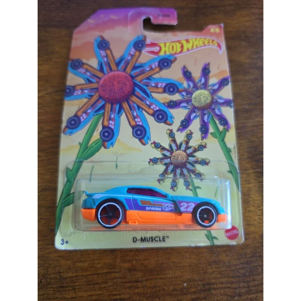 Hot Wheels 2022 Spring Series D-Muscle Blue Orange 4/5 Diecast Car New